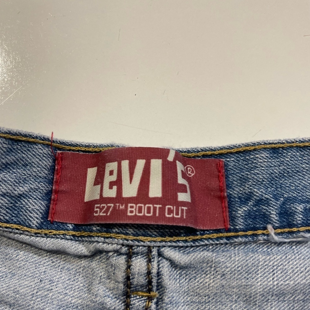 LEVIS Distressed Jean Shorts - Picture 3 of 6